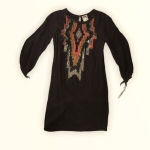 Yoana Baraschi nwt black sequined dress